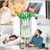 Book Vase For Flowers Transparent Acrylic Vases Decorative Hydroponic Plant Vase Creative For The Wall Glass Dining Room Kitchen