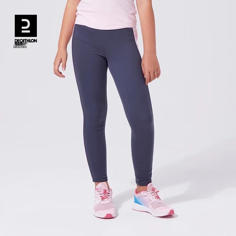 

Дихаючі спортивні легінси з високою талією для дівчат від Decathlon XXS (Age 5-6, 113-122cm)