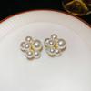 Natural Freshwater Pearls Studs Earrings With Soft Luster and Sturdy Alloy Materials for Everyday Wear or Special Event