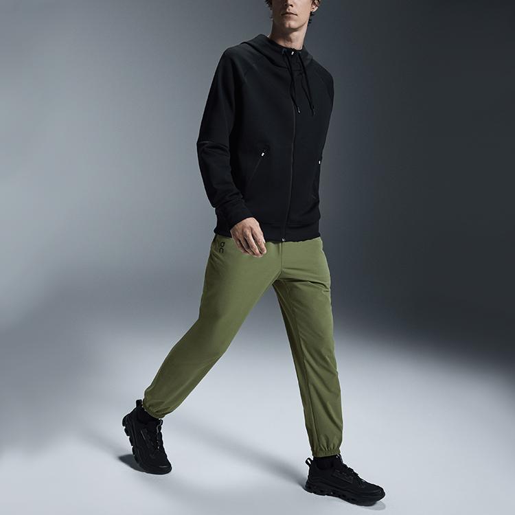 On Focus Logo Comfortable Soft Training Casual Pants Men Pants Green 1ME30390858
