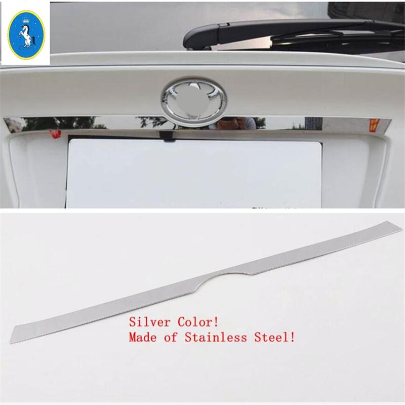 Molding Tailgate Door Handle Strip Accent Garnish Styling Rear Trunk Tail Gate Cover Trim Fit For Toyota C-HR CHR 2016 -