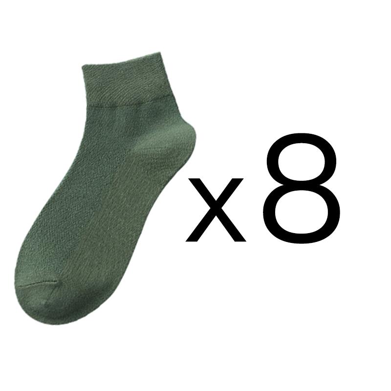 8 Paare/Lot Herren Knöchel Baumwollsocken Hohe Qualität Lässig Atmungsaktiv Männlich Bequem Business Weich Einfache Mode Socken