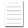 Notes z magnesem na lodówkę Notatnik Lista zakupów magnetyczna + PISAK