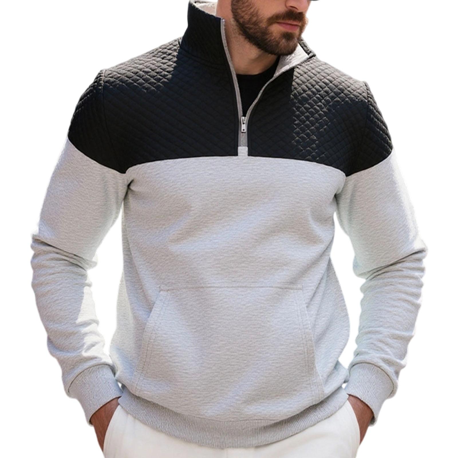 

Мужская толстовка свободного кроя с длинными рукавами и круглым вырезом XXL