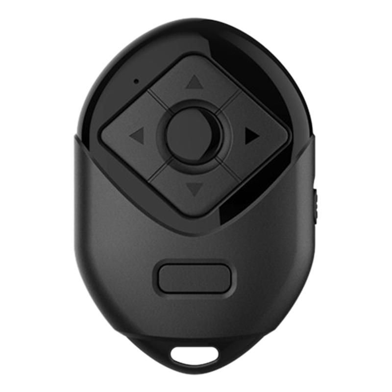 

P2 Устройство для селфи Камера Спуск затвора Видео Bluetooth-совместимый пульт дистанционного управления Беспроводной, для короткого видео TK/перелистывания страниц электронных книг, лайков, фото, видео чёрный