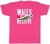 Unisexs T Shirt Wales Football We Believe Unisex Tee Gift