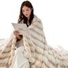 Imitation Rabbit Fur Plush Blanket Double Sided Thick Office Nap Blanket  Cover The Bed A Sofa Blanket, Creating An Atmosphere with Printed Blankets