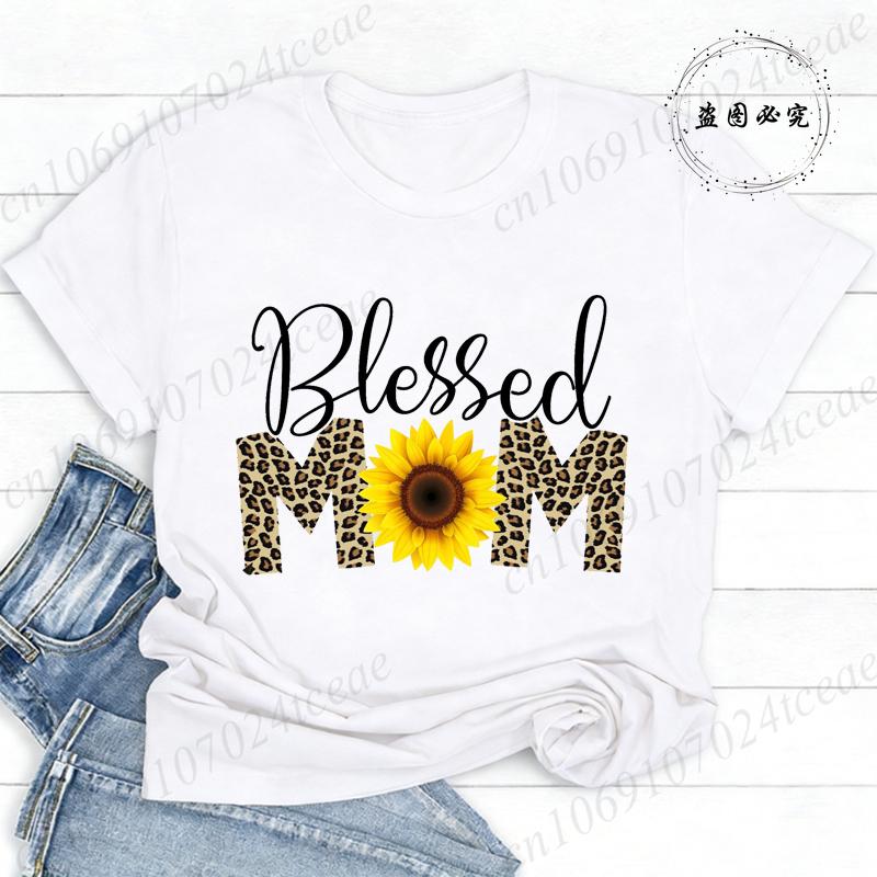 

Blessed Mom Shirts T-Shirts for Women, Best Mom Tops Tees, Gift for Mom,short Sleeve Women s T-Shirts Short Sleeve Clothing S разноцветный