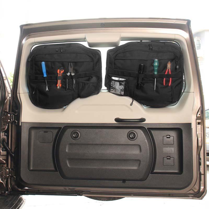  Tailgate Storage Bag Organizer Fit For Mitsubishi PAJERO 2007-2021 Stowing Tidying Car Accessories