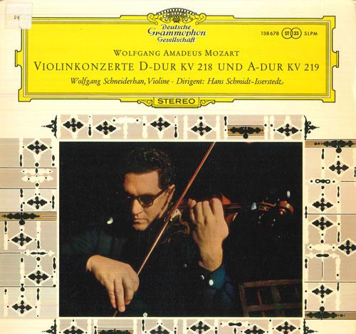 

LP Record WOLFGANG SCHNEIDERHAN HANS SCHMIDT Mozart Konzert Fur Violine Und Orch 138678SLPM DEUTSCHE GRAMMO 1965 Germany Classical Used