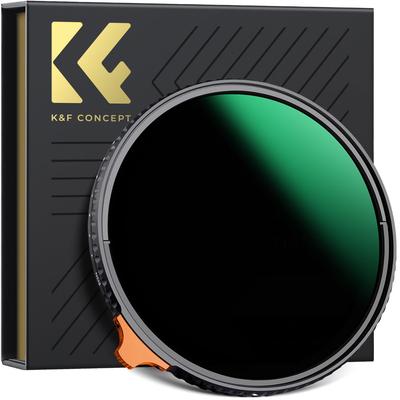Concept 58mm Variable ND Filter Japanese AGC Optical Glass HD Super Resolution Low Reflectance Stepless Adjustment 28 Layer Nano Coating Water Stain