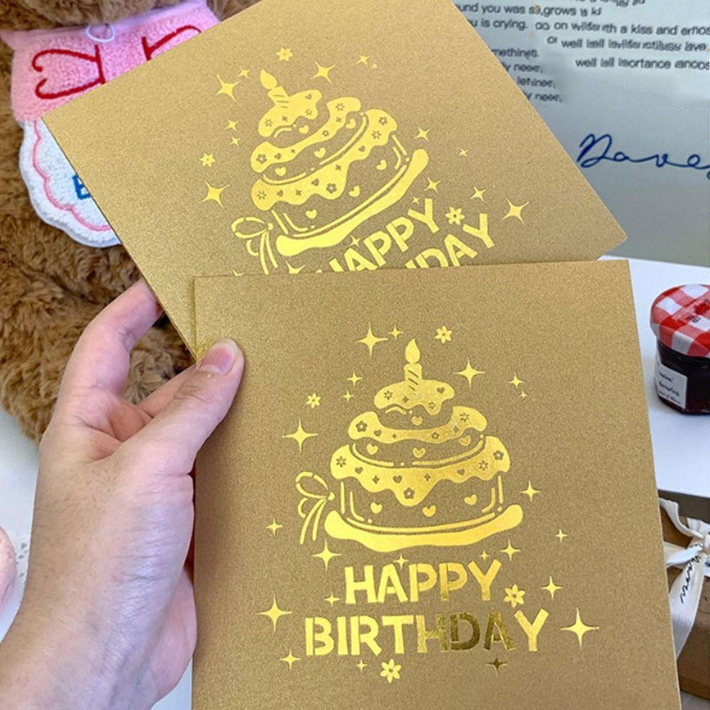 Mit Umschlag 3D Geburtstagskarte Faltbare Alles Gute zum Geburtstag Karte Pop-Up Grußkarte Partyzubehör