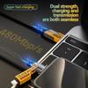 4 in 1 Mecha Fast Charging Data Cable Cord PD 27W For iPhone 15 Samsung Xiaomi 65W USB Type C Multi Port Quick Charge Wire Line