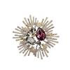 Elegante Perlen-Strass-Brosche: Damen Exquisite Brosche im Stil kleiner Duft und Seidentuch-Schnalle