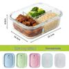 Gaiye Microwave-Safe Borosilicate Glass Food Containers