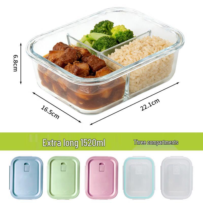Gaiye Microwave-Safe Borosilicate Glass Food Containers