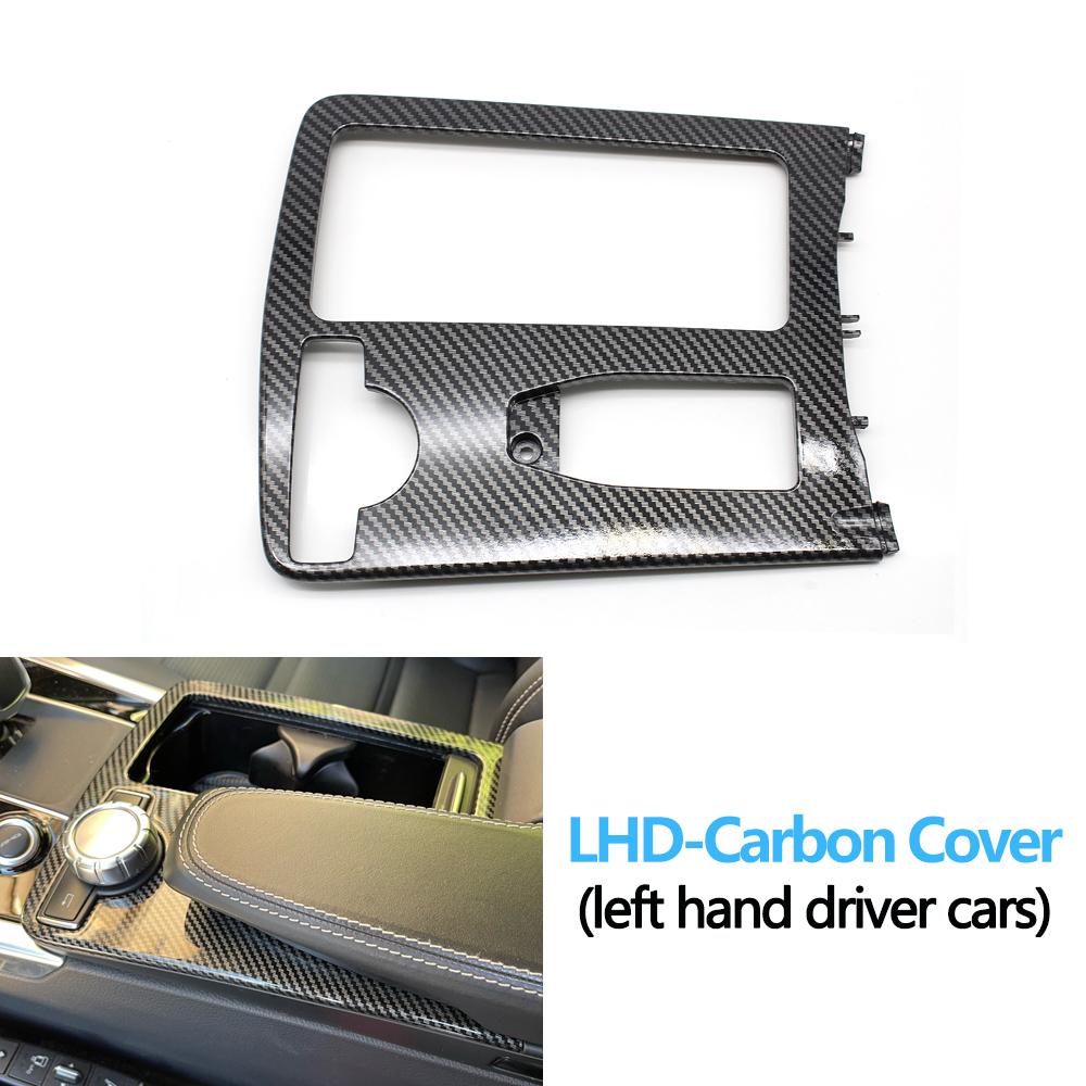 Car Central Armrest Drink Cup Holder Roller Shutter Frame Panel For Mercedes Benz W204 C C180 C200 C220 E W207 W212 E260 E300
