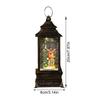 Christmas Decorative Snow Globe Lanterns with LED Light Automatic Snowfall Effect Battery Operated Holiday Homes Decors