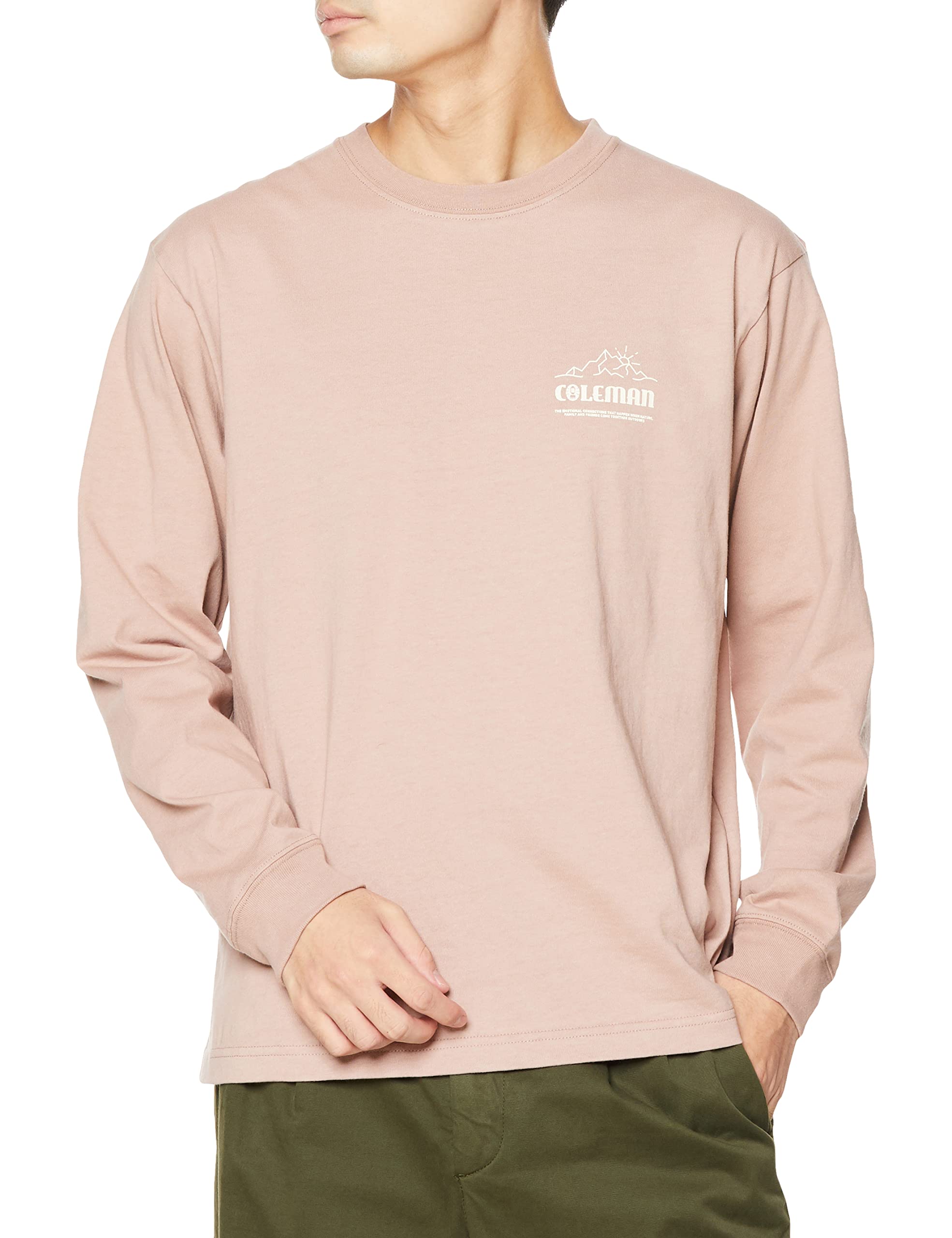 

Футболка Heavy Weight Mountain с длинным рукавом розовая, размер M [Coleman]