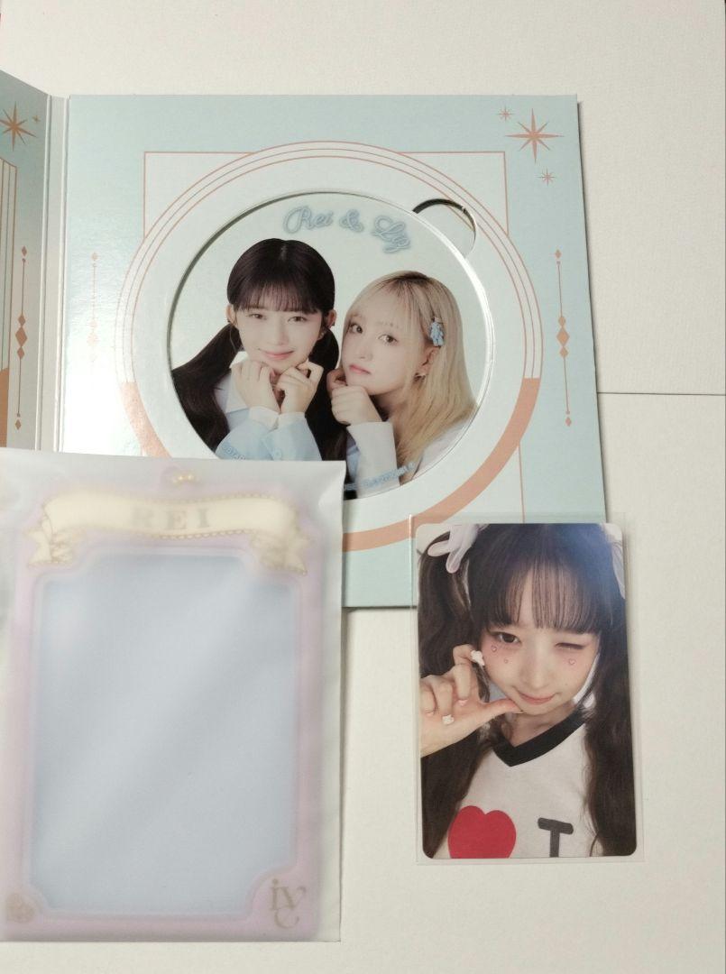 

[USED] IVE Acrylic Coaster Display Tower Records Bonus Trading Card 1st Lottery Card Case