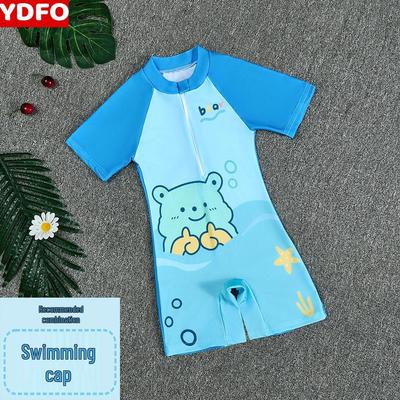 2025 New Boys' One-Piece Swimsuit: Quick-Drying, Sun Protection for Toddlers To Big Kids
