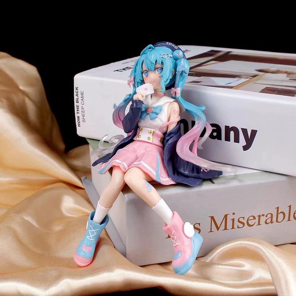 New Anime Hatsune Miku Kwaii Style  Kawaii Anime Figure Toys PVC Model Collector Model Doll Desktop Decoration Kid Birthday Gift