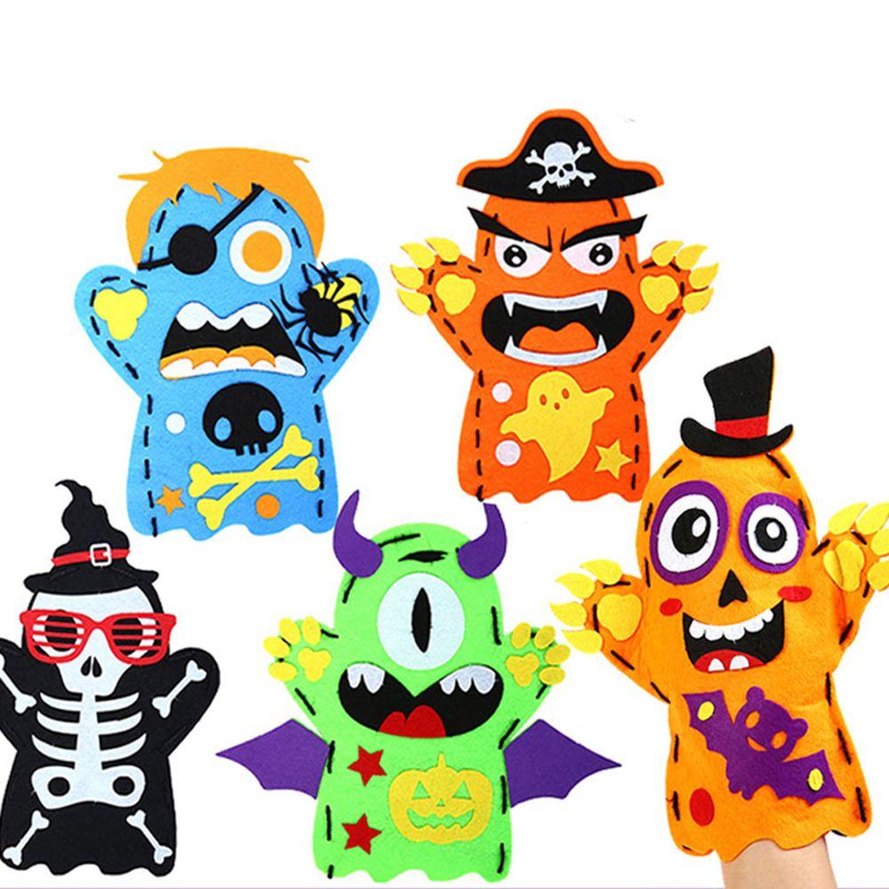 Toy Birthday Gift Halloween Decoration Hand Puppet Toy DIY Hand Puppet Kits Halloween Puppet