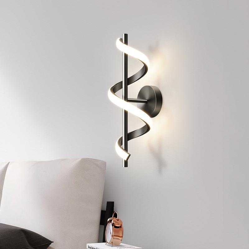 Lampă de perete modernă cu LED-uri pentru sufragerie, dormitor, noptiere, interioare, lumini decorative creative de perete, lumini decorative de perete