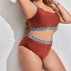 0XL - 4XL Bikini cu îmbinare Plus Size Costum de baie Marime Mari Costum de baie Femeie Set de bikini din două piese Costum de baie pentru baie