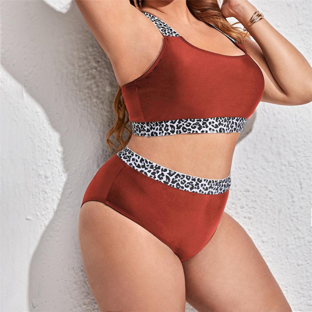 0XL - 4XL Bikini cu îmbinare Plus Size Costum de baie Marime Mari Costum de baie Femeie Set de bikini din două piese Costum de baie pentru baie