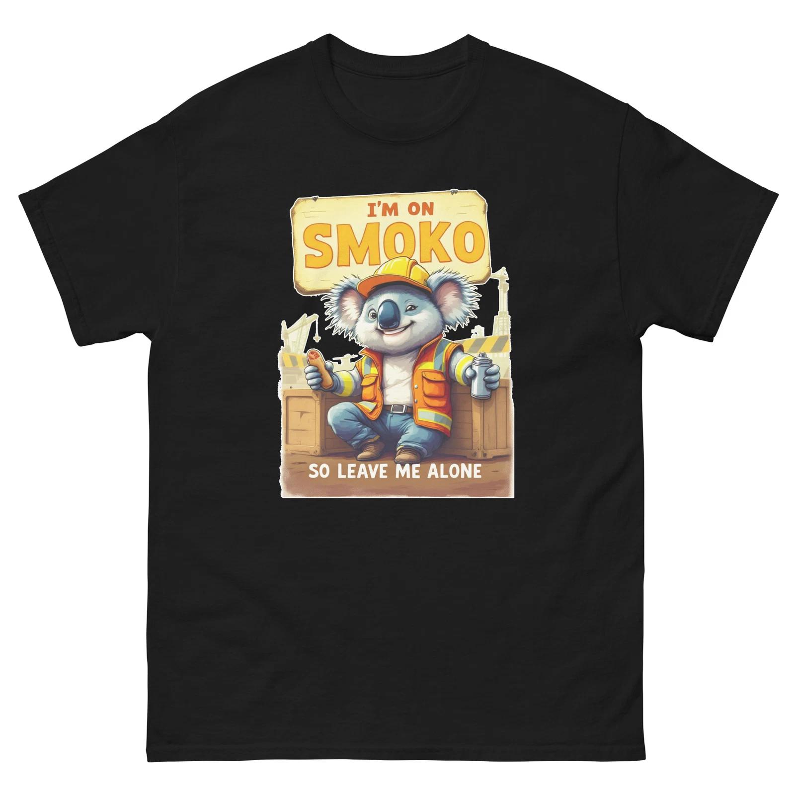 I m On Smoko Koala Tradie Fun T-Shirt S