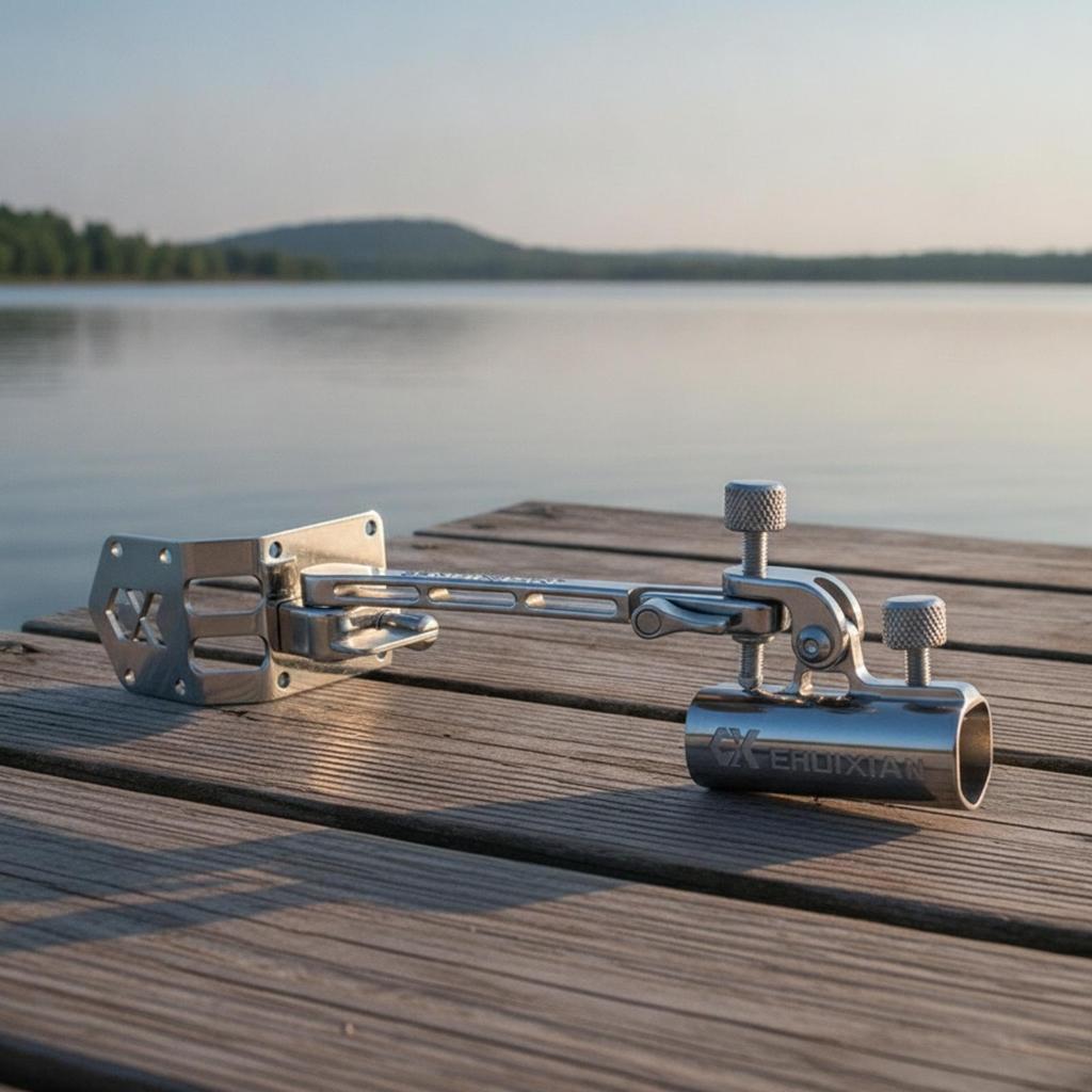 Fishing Rod Holder Resistant Hardware Easy to Install for Fishermen