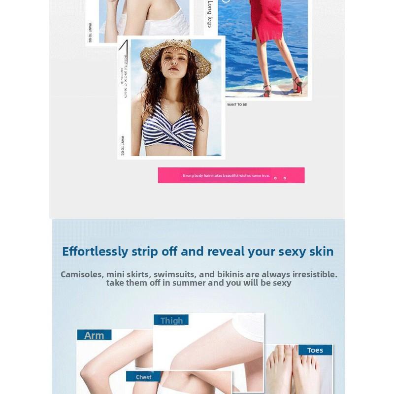 Quick Hair Removal Cream 50g - Painless & Gentle Formula, Works In 5 Mins, For Sensitive Skin, Lasting Smoothness