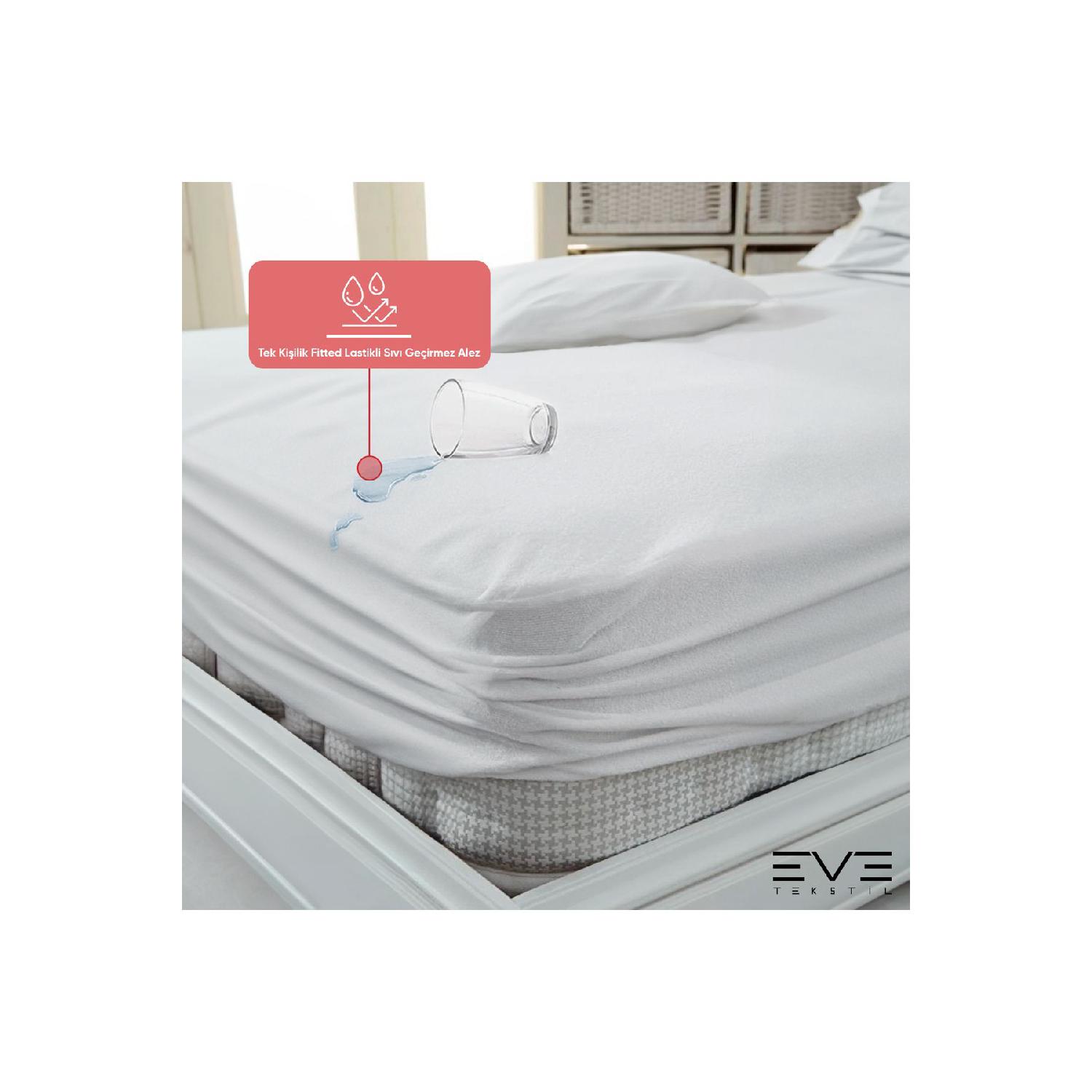 

Single Fitted Rubberized Liquid Proof Mattress 100 x 200 білий