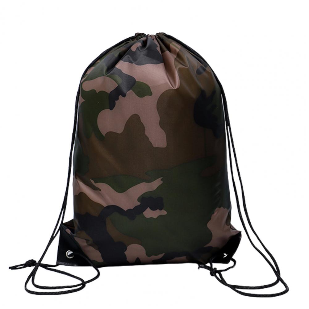 

Ultra-light Camouflage Backpack Drawstring Pocket Gym Bag Travel Sport Outdoor Bag Lightweight Oxford For Sports Hiking Outdoor