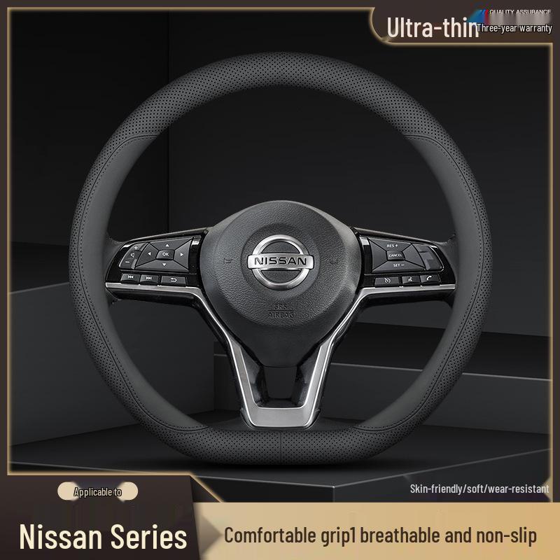 Nissan Steering Wheel Cover for Sylphy, Teana, Tiida, Kicks, X-Trail, Qashqai, Bluebird