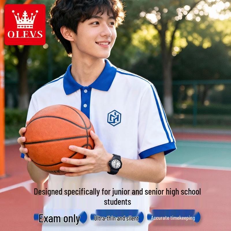 Oulishi Unisex Leise Prüfungs Sport Mode Elektronische Uhr