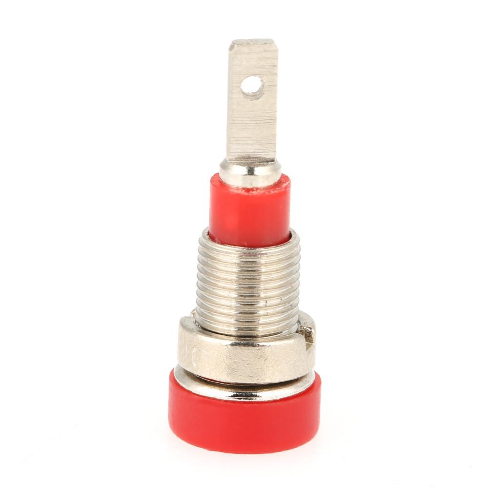 5 Pcs 2 mm Banana Socket Copper Binding Posts Chassis Mount Banana Jack  Test Probes