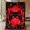 Pixel Game Controller Design Theme blanket Lightweight Warm Flannel Blanket Decorative Throw Blanket for Home Decoration