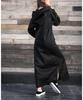 New Plus Size Knitted Hooded Fleece Dress with Pockets - Autumn/Winter Casual Fashion