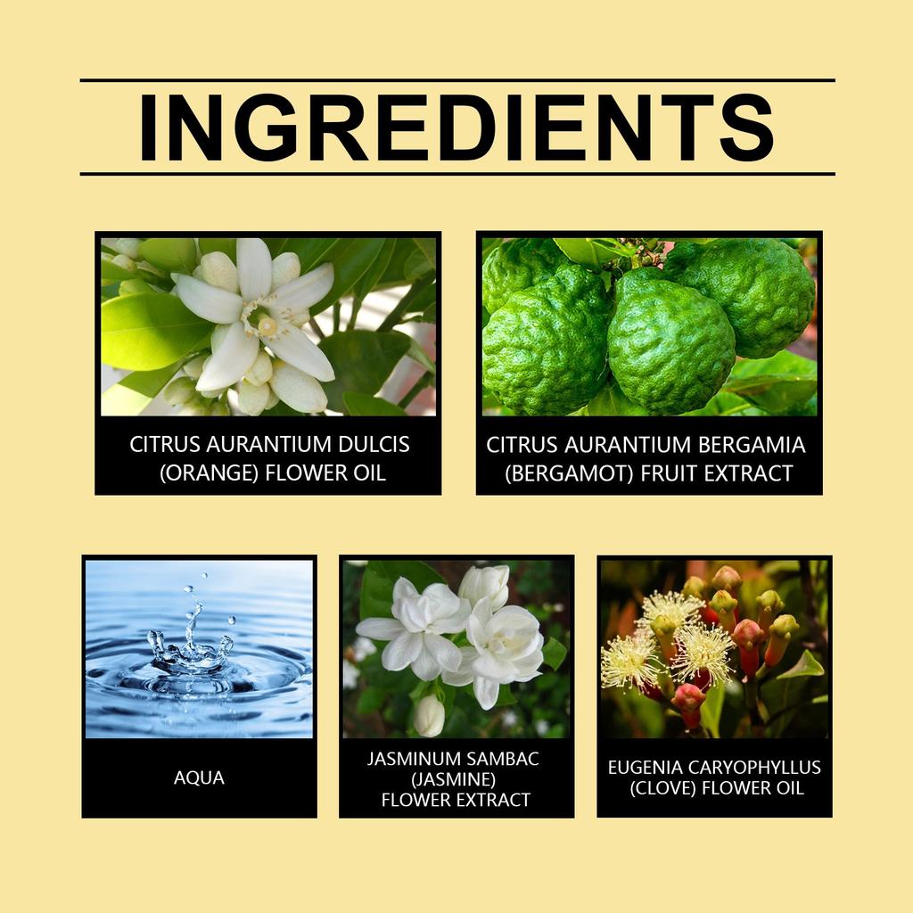 Orange Flower Perfume Spray Lasting Fragrances Fresh Moisture Charmings Fragrances Elegant Mist Perfume 45ml