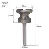 Professional Woodworking Grooving Cutter with Shank Finger Pull Drawer Pull Stool Molding Router Bit for Precise Cuts