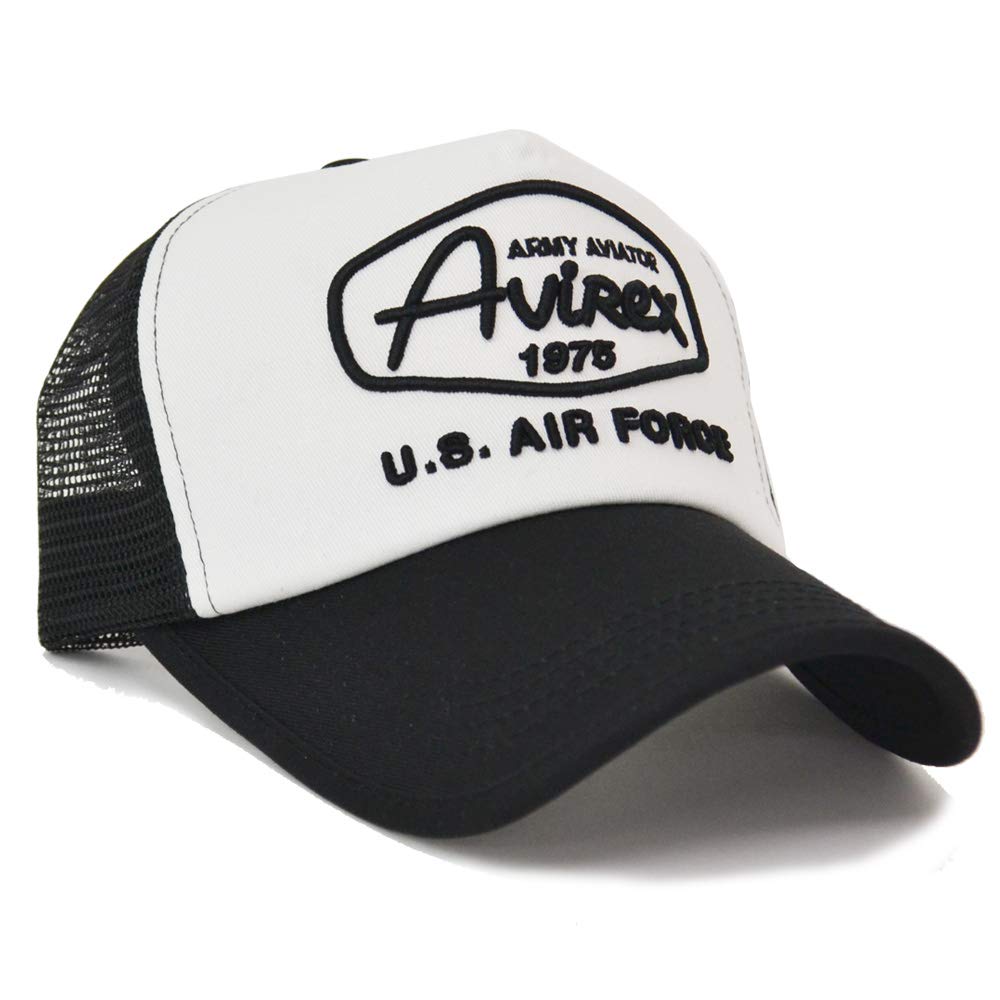 

AIR FORCE Embroidered Mesh Cap 14590200 [AVIREX] (Black)
