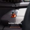 Creative Retro Bamboo Dragonfly Car Hook for Xiaomi SU7 - Decorative & Stress-Relief Ornament