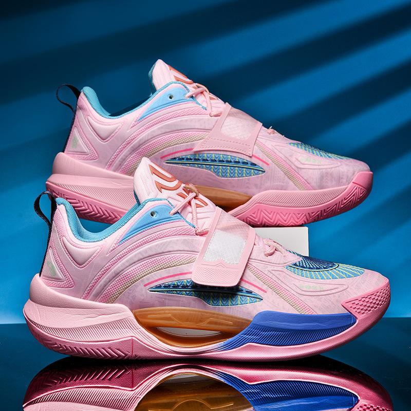 Basketball Shoes Men's and Women's Non-slip, Wear-resistant and Shock-absorbing Actual Combat, Lightweight Soft Sole, Mesh Breathable, Student Luminou