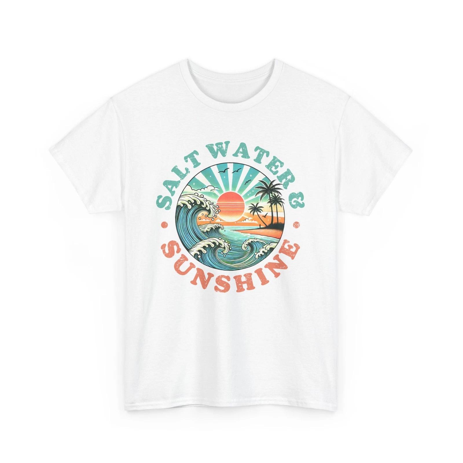 Hello Sunshine T-Shirt | Bright & Happy Summer Wear Tee | Retro Summer T-Shirt 2XL
