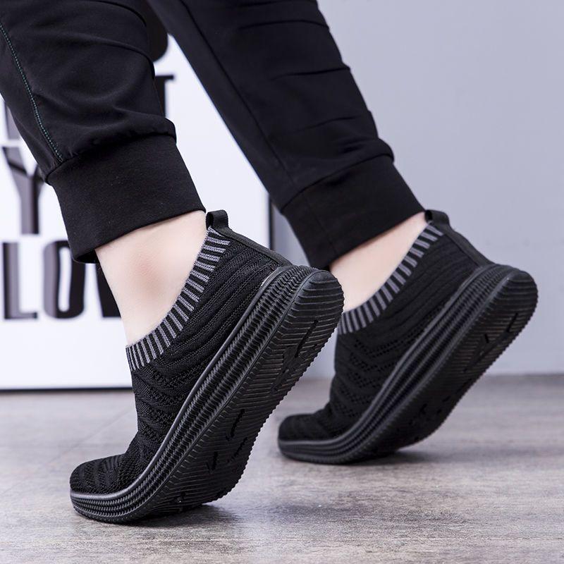 Spring and Summer Mesh Breathable Casual Shoes Men's Lightweight Wear-resistant Non-slip Running Shoes