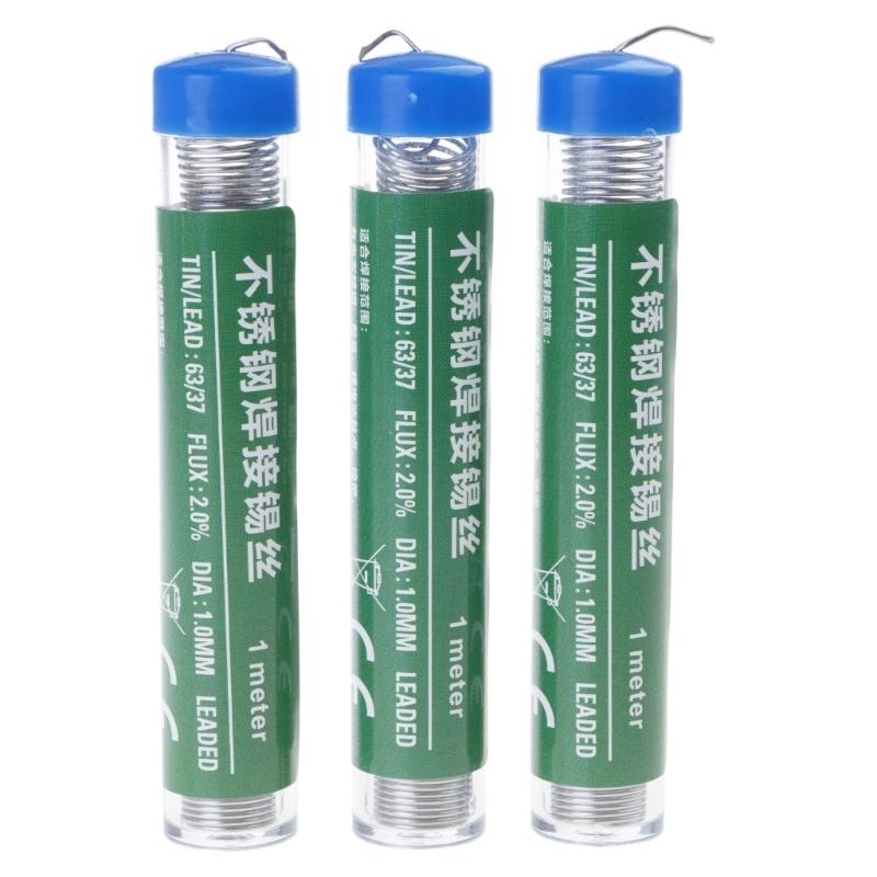 3Pcs Soldering Wire for Battery Metal Board Welding Super Solder Paste Line Seal Roll Electronics Project