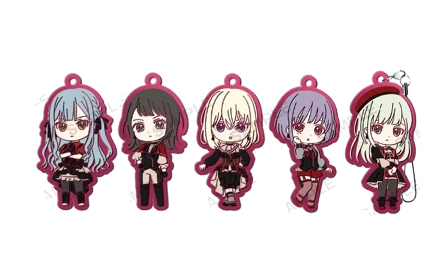 

[Bushiroad Creative] BanG Dream! Ave Mujica Capsule Rubber Strap (Unmask Ver.) Set of 5