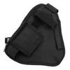 10.2x6.69inches Walkie Talkie Portable Vest Chest Bag Pouch Black with Adjustable Strap